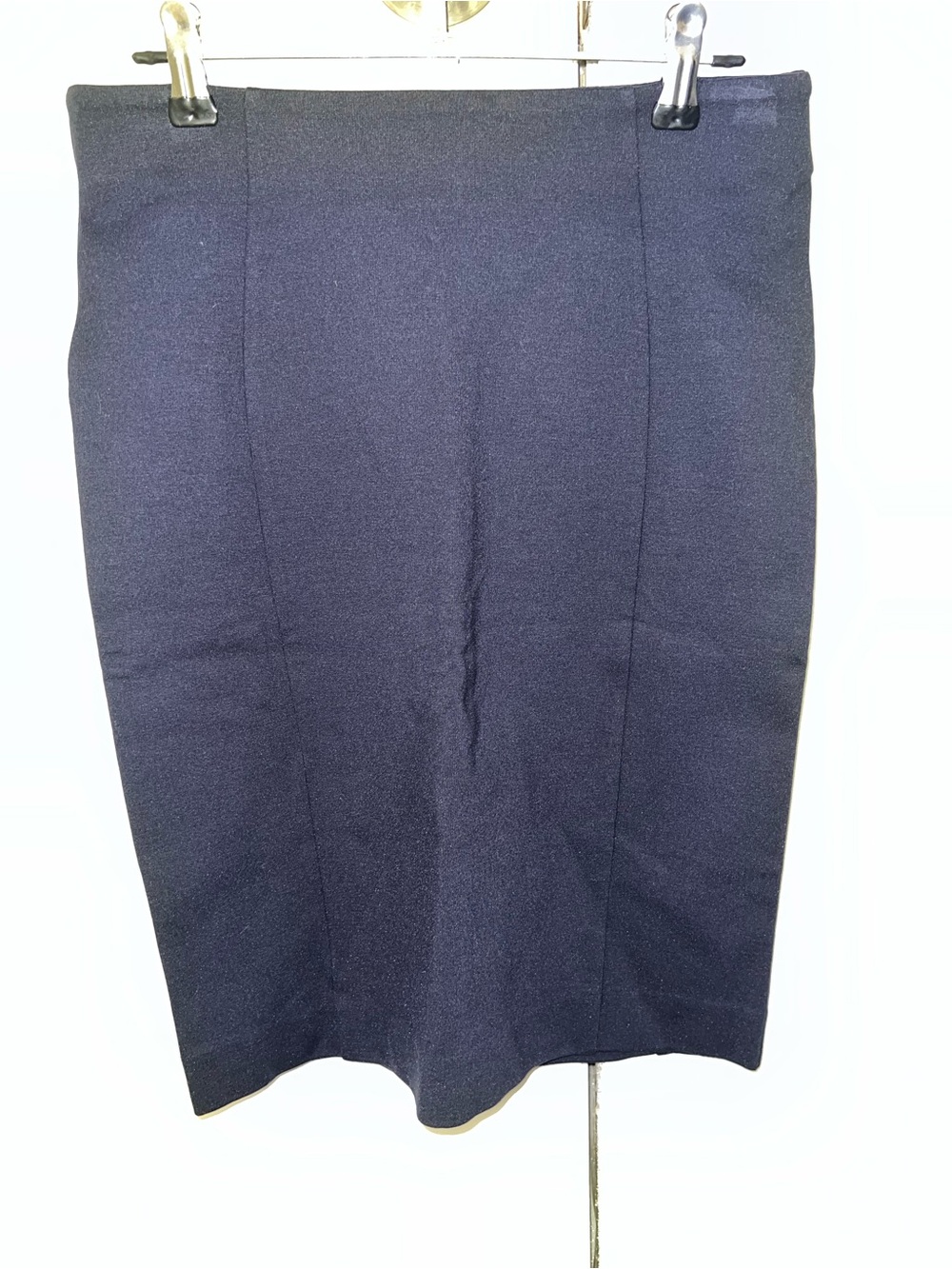 Ann Taylor Pull On Classic Women's Navy Pencil Skirt